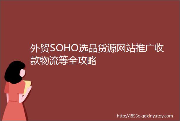 外贸SOHO选品货源网站推广收款物流等全攻略